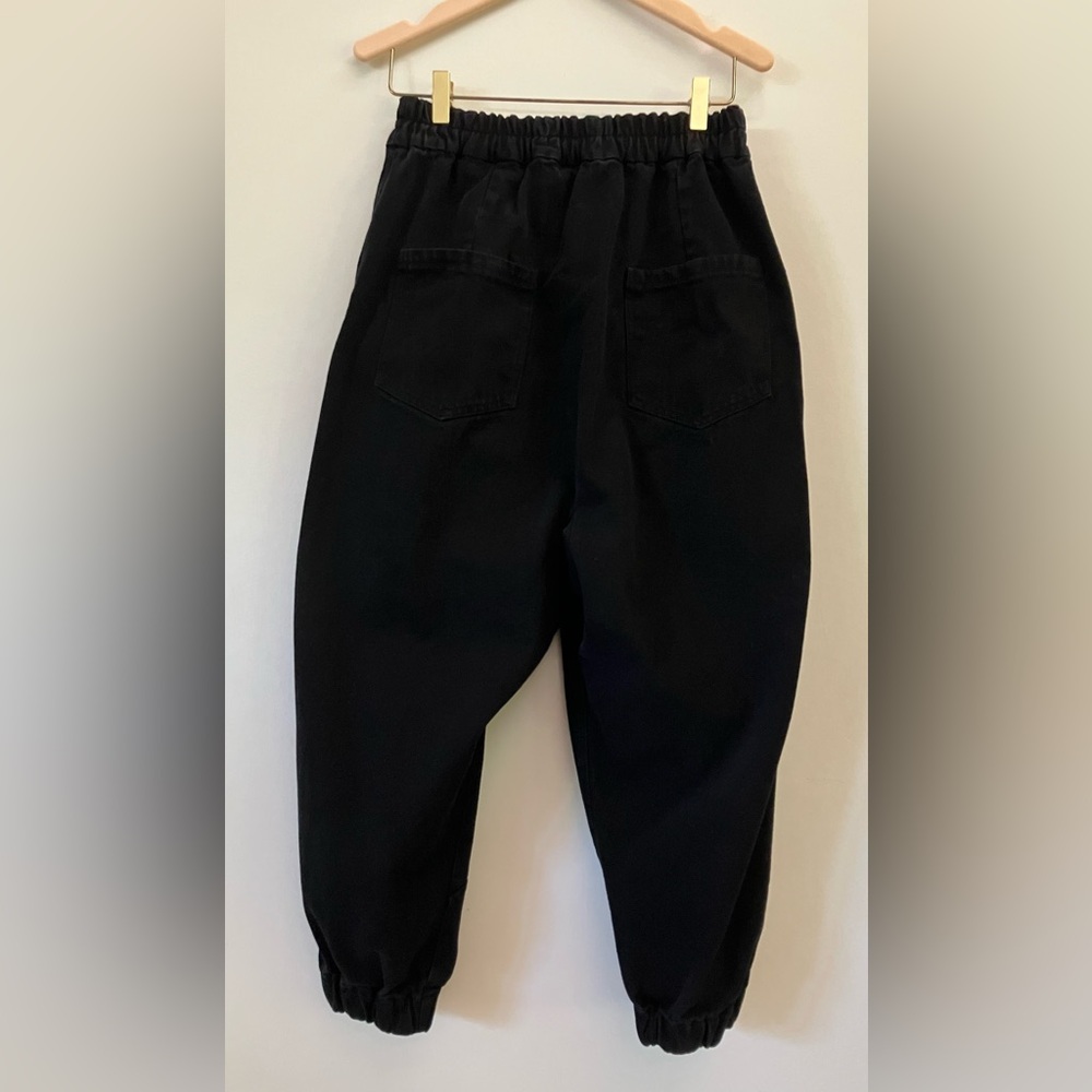 Anntian heavy cotton black pants